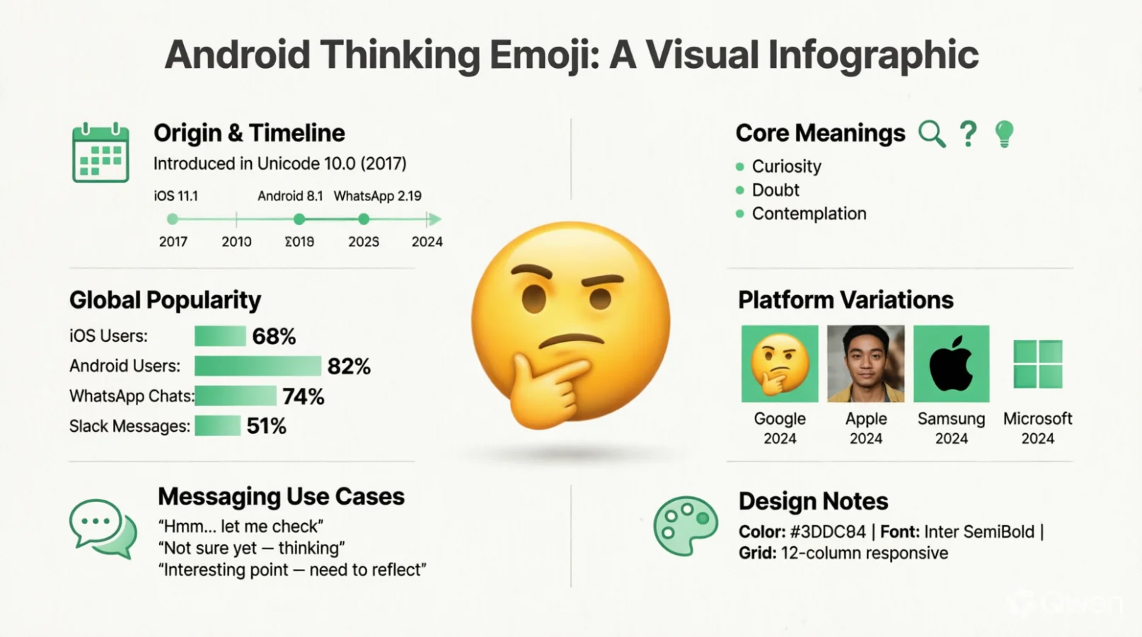 android thinking emoji