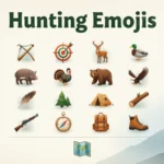 hunting emoji