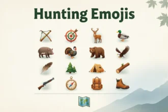 hunting emoji