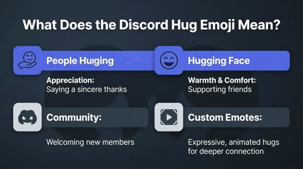 What do discord hug emoji mean