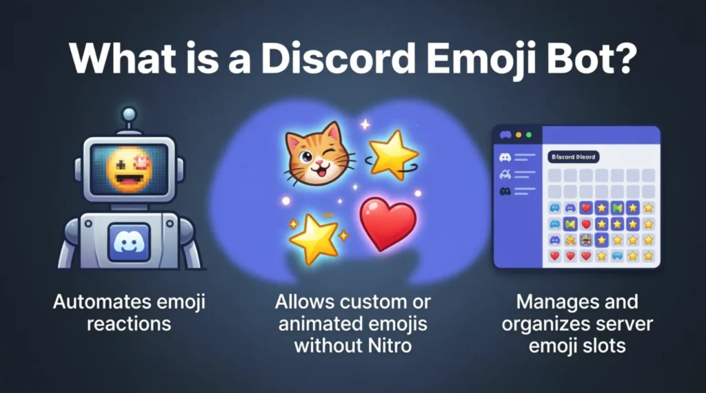 What do emoji bot Discord mean