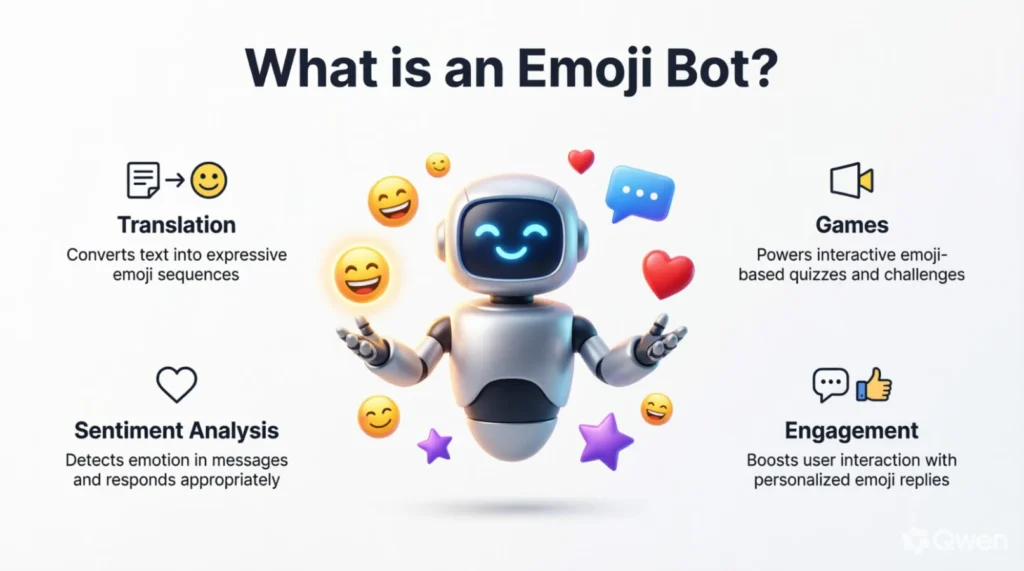 What do emoji bot mean